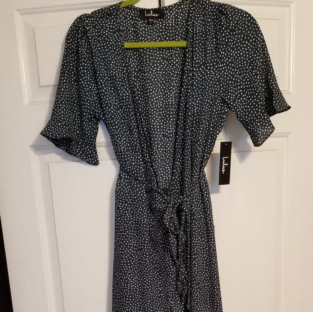 High Low wrap dress